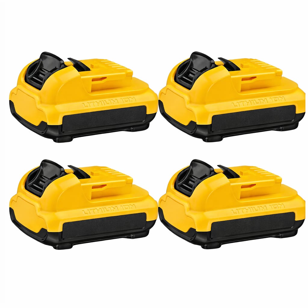 DCB124 20V Max 6.0Ah Lithium Ion Battery 35E Samsung Cell (High Quality) 4 Pack