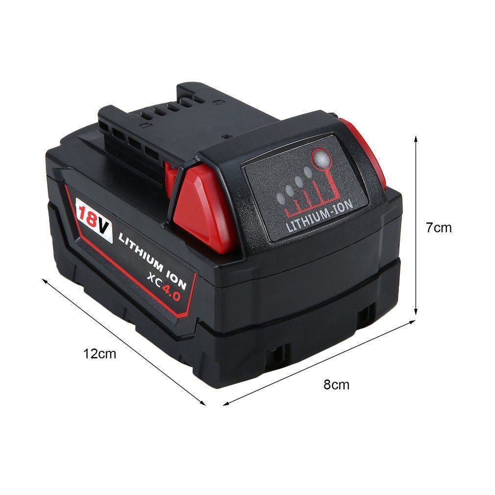 For Milwaukee 18V Battery Replacement 4Ah | XC M18 Battery
