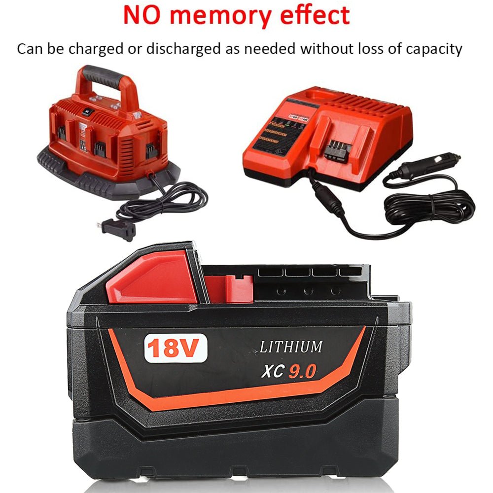 For Milwaukee 18V Battery Replacement 9Ah | 48-11-1820 M18 Battery